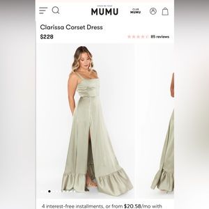 Show Me Your Mumu Clarissa Corset Dress